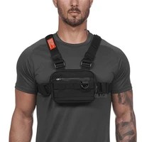new chest rig hip hop men bag casual function outdoor style chest bag small tactical vest bags streetwear male waist bags