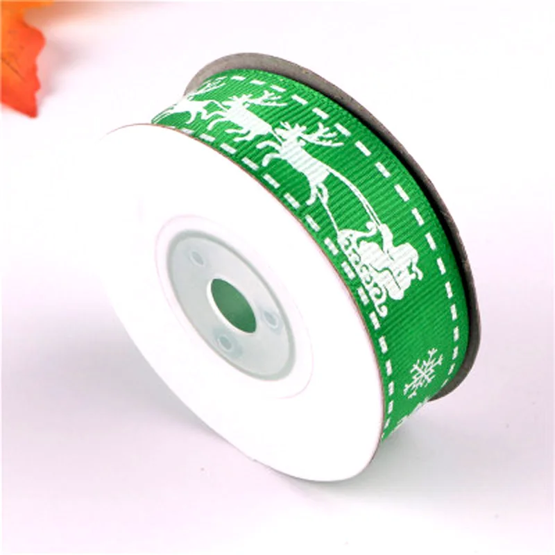 20 мм 5 ярдов с рождественским оленем ленты свадьбы праздника вечерние украшения