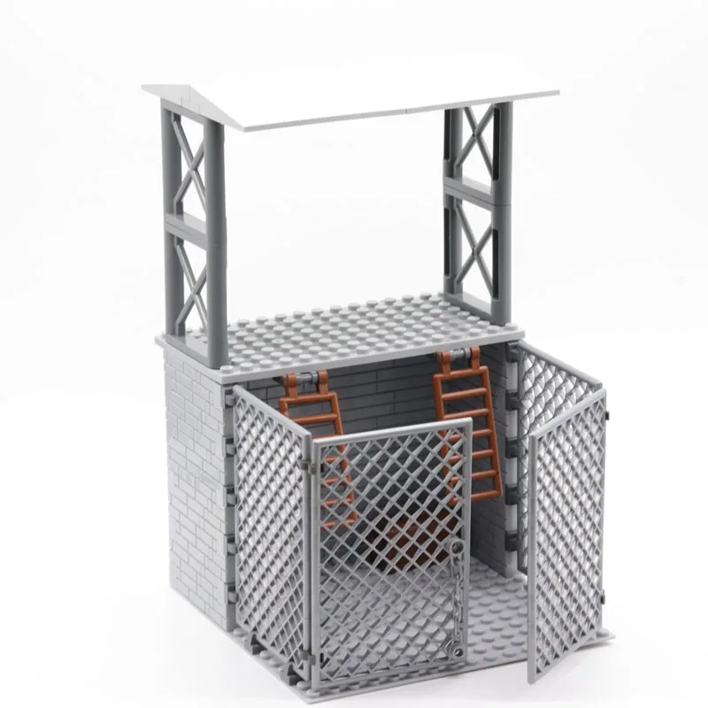 

Конструктор MOC, военный боевой игрушки для пола из колючей проволоки для мальчиков