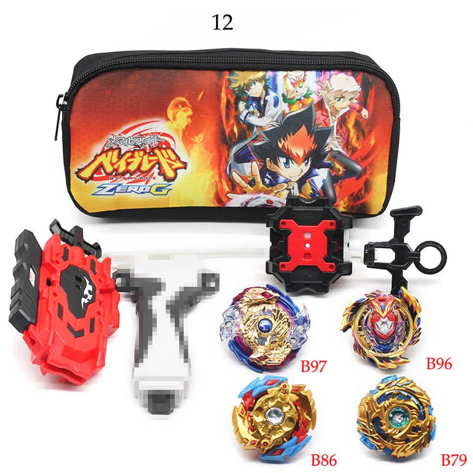 12-1 Takara Tomy Bey Bay Burst Launcher 20 стилей гироскопа сумка для хранения лезвие BladesTop игрушки спиннинг гироскоп Металл 4d для мальчика и девочки подарок - Цвет: 12-1