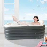 portable pool bathtub shower inflatable bathroom foldable body bath tub spa baignoire pliable household merchandises da60yp