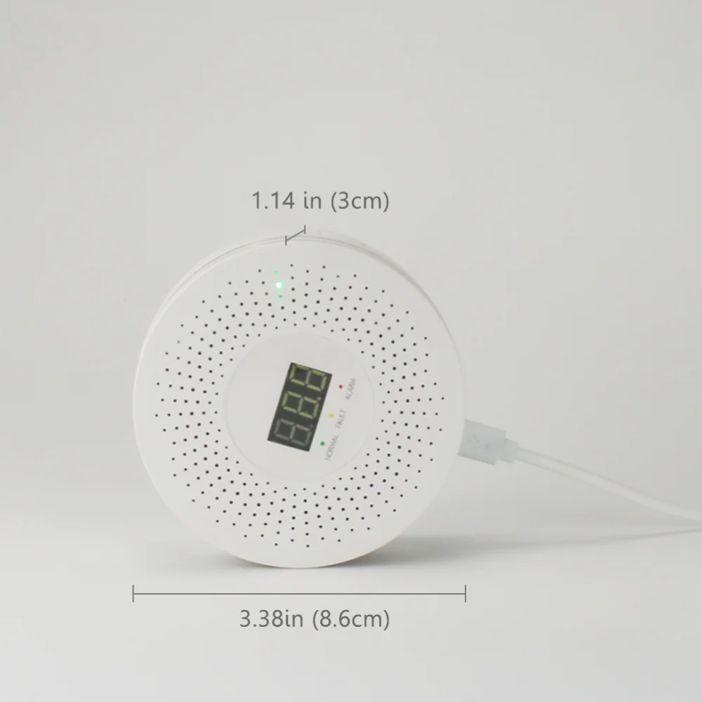 Детектор метана ЖК дисплей детектор природного газа светодиодный индикатор