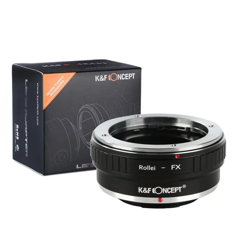 K &amp F Concept адаптер для Rollei QBM Крепление объектива к Fujifilm X-Pro2 X-A2 X-E1.X-T1 X-T2 X-T20 X-T3 X-T30 GFX |