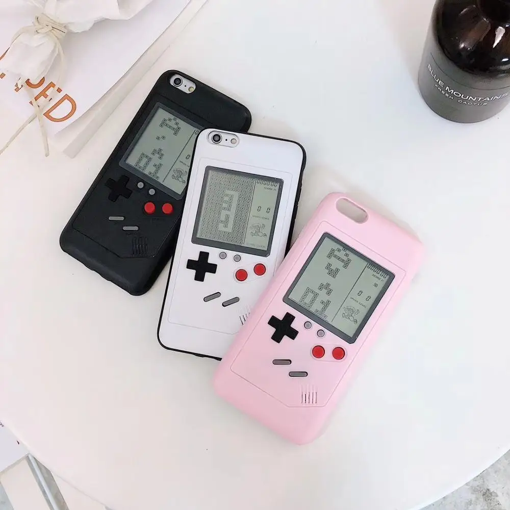 Чехол для телефона Tetris Retro 8 plus чехол Apple 7 /8 plus/X/XR/XS мягкий/ТПУ портативный отдыха