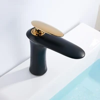 bathroom basin faucet solid brass sink mixer tap hot cold lavatory crane single handle waterfall faucet luxury creative faucet