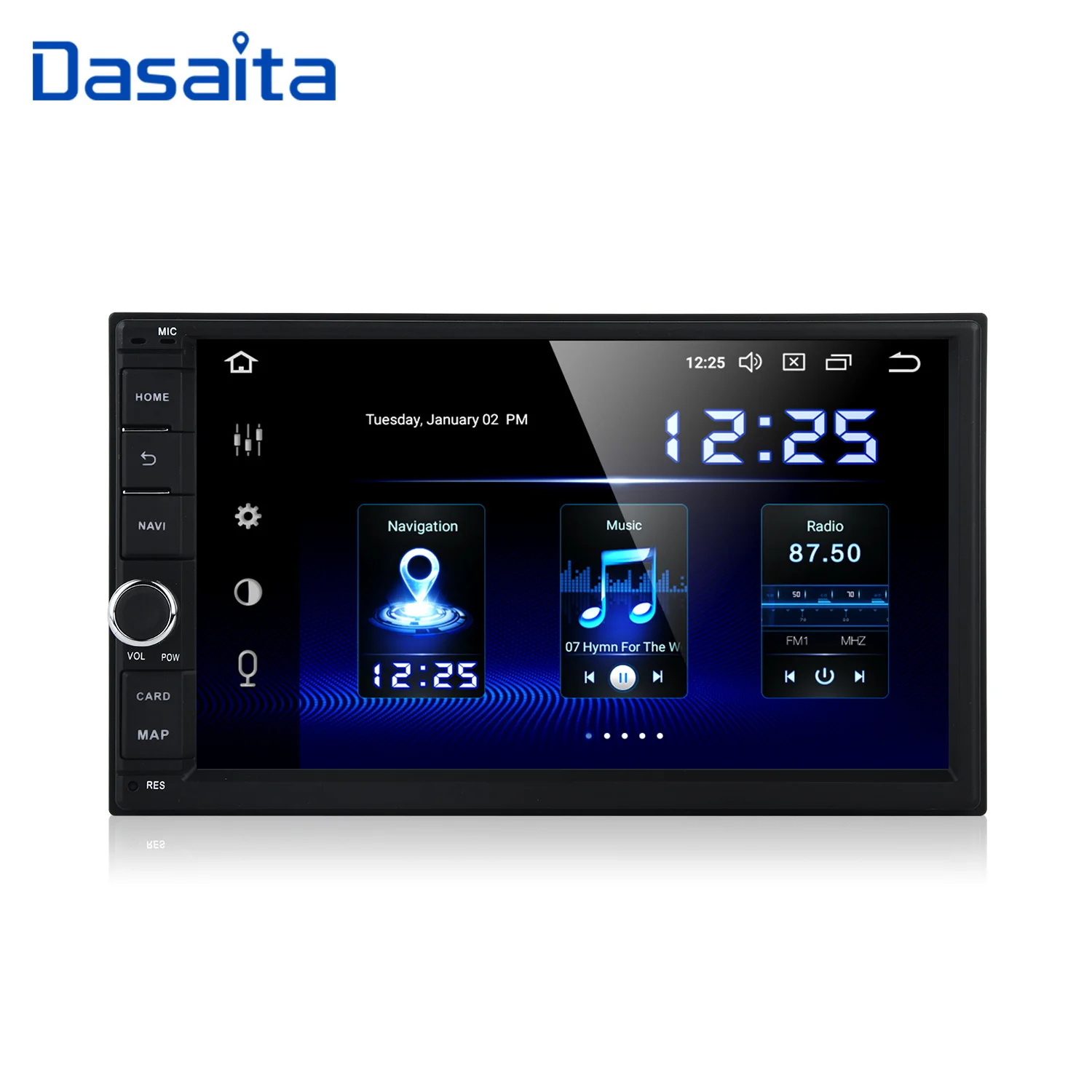 

Dasaita 2 DIN Android 10.0 AutoRadio 7“ Universal Car NO DVD Player GPS Stereo Audio Head Unit Support DAB DVR OBD Multimedia PC