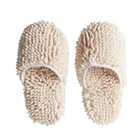 Домашние шенилловые впитывающие Нескользящие ленивые тапочки для уборки пола домашняя Швабра для мытья пола моющиеся бесшумные Тапочки