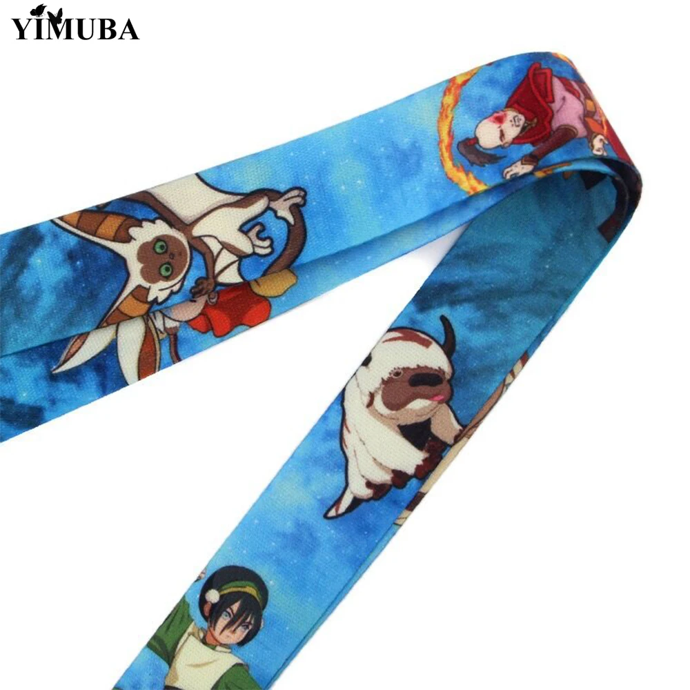 Avatar: The Last Airbender Lanyard Keychain - YIMUBA Cartoon Figures Print Ribbon Neck Strap for Cell Phone and Keys - Anime Accessories image 4