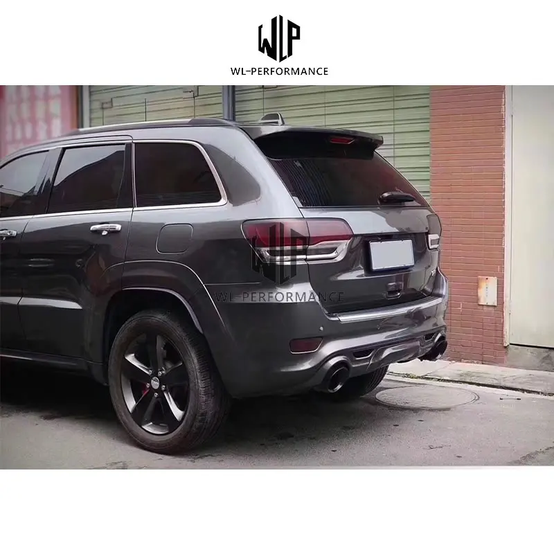 SRT8 стиль высокое качество PP Неокрашенный Передний Задний бампер боковые юбки