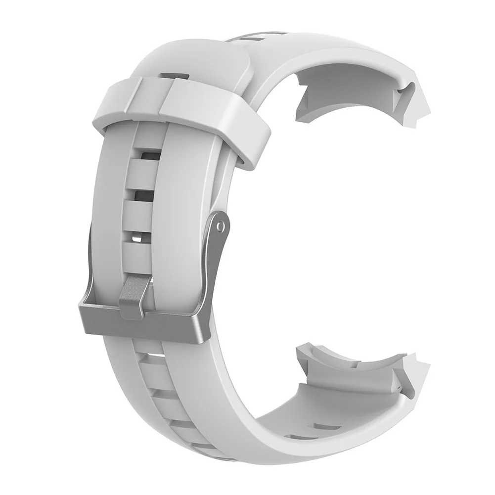 

Pure Color Watch Strap Watch Band Exterior Decoration Parts for SUUNTO AMBIT3 VERTICAL/Spartan SPORT Silicone Band