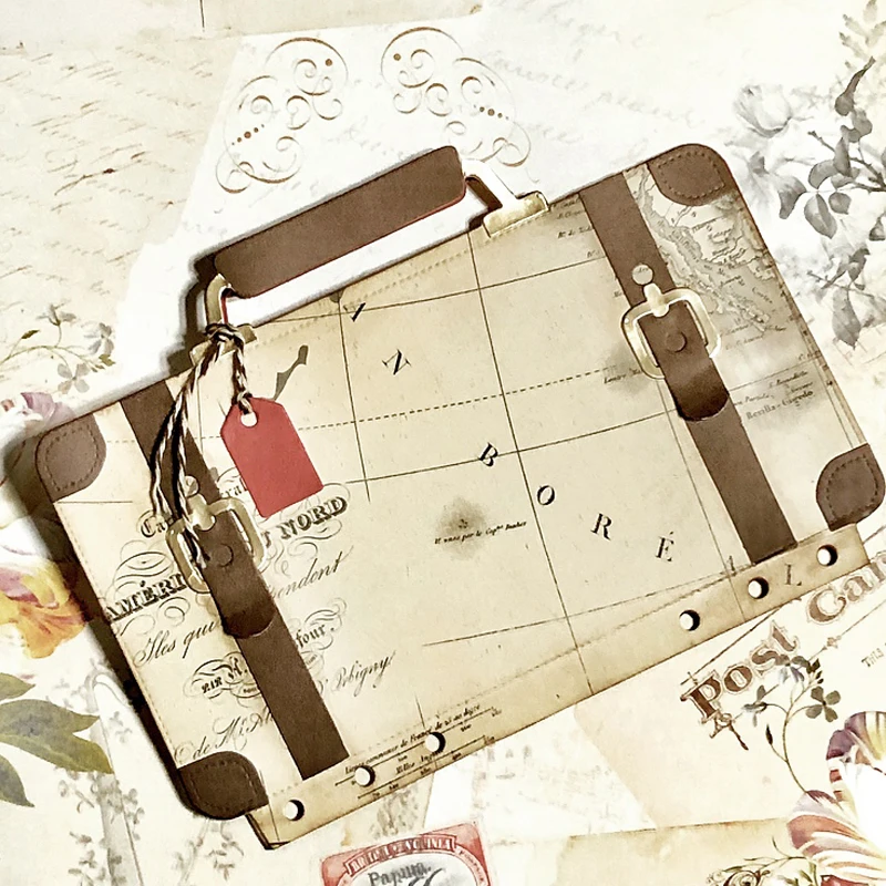 Пресс-формы Suitecase планировщик журнал штампы альбом фотобумага рукоделие