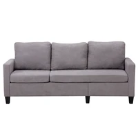 %e3%80%90usa ready stock%e3%80%91double chaise longue combination sofa light grey easy assembly