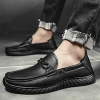spring and summer new peas shoes mens breathable soft sole korean version of the trend of business casual spirit mens shoes