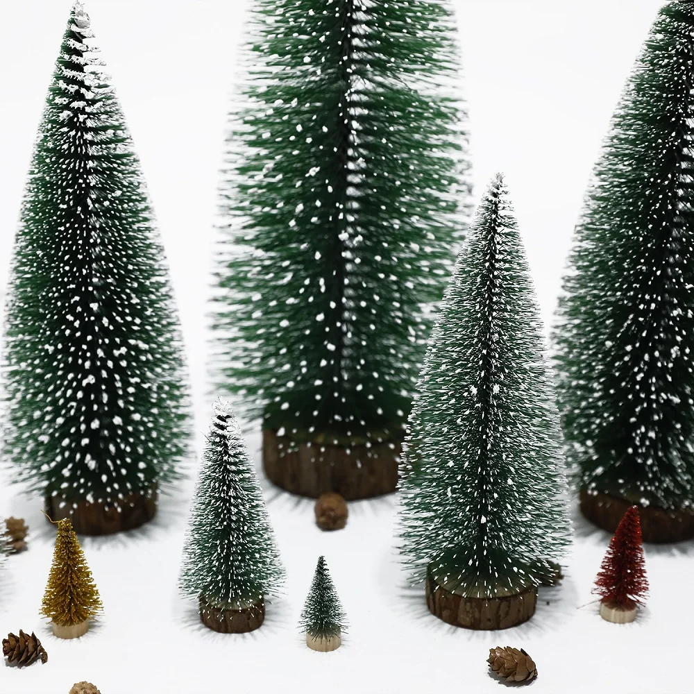 3 шт. новая Маленькая рождественская елка искусственные украшения для стола