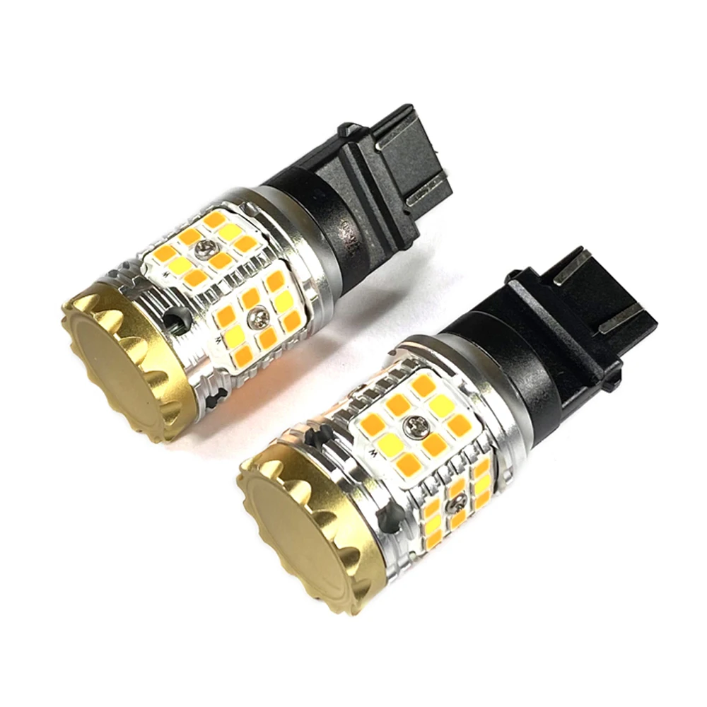 Двухцветсветильник Тель поворота CANBUS анти-гипер-вспышка 3157 3057 4157 с 3030