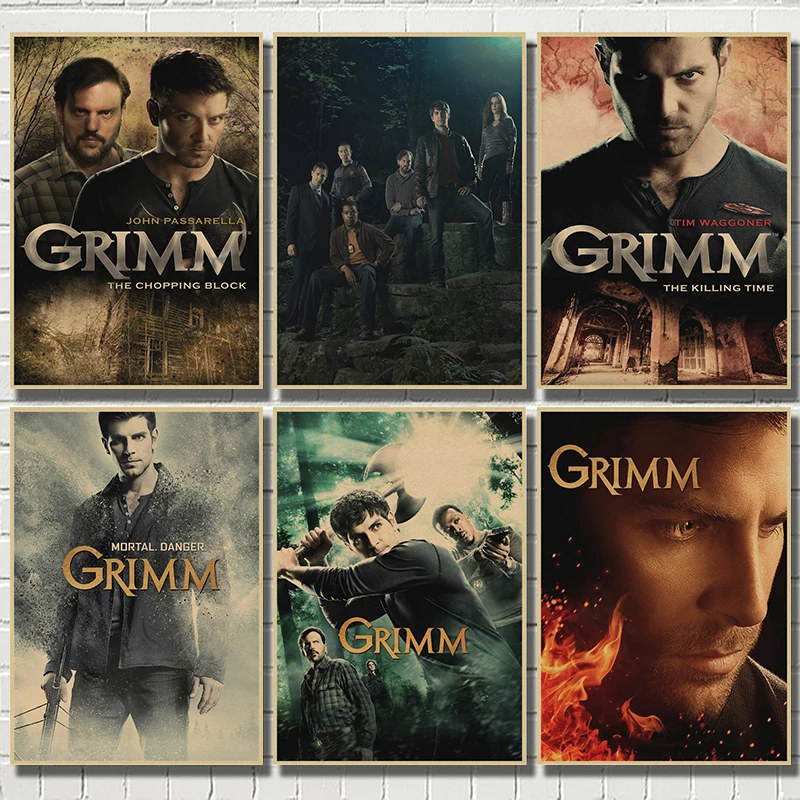 Grimm крафт-бумага постер Ретро художественные изделия для стен стикер гостиной