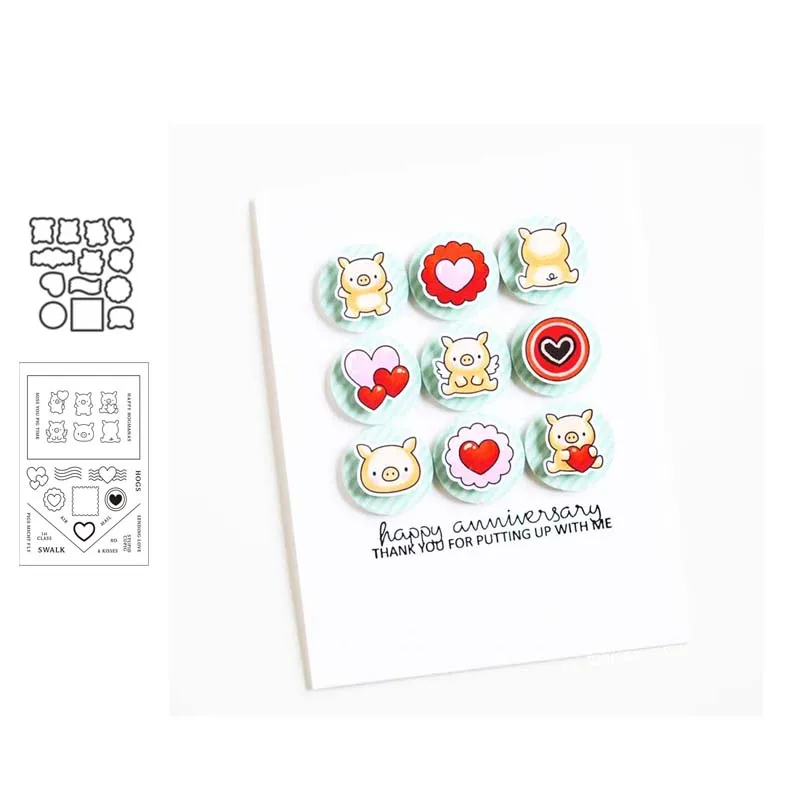 Любовь буквы металлические Вырубные штампы и прозрачные марки фотоальбом DIY