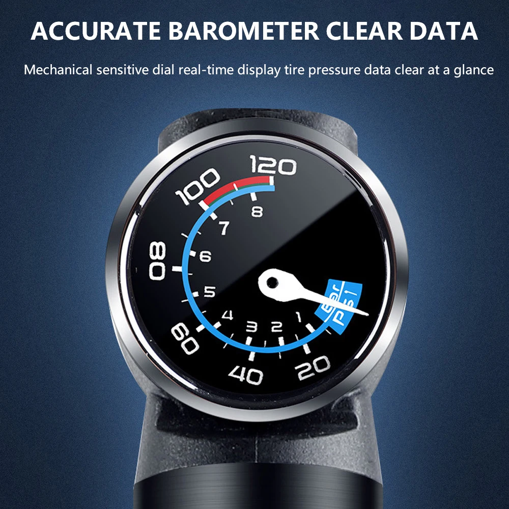 Barato WEST BIKING-minibomba De Aire Para Neumáticos, Compresor De Aire Portátil De 120PSI Para Bicicleta Y Coche