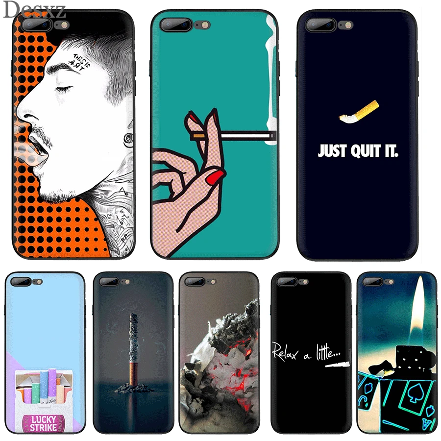 Mobile Phone Case for iPhone 6 6s 7 8 Plus 11 Pro X XR XS Max 5 5S SE Cover Cigarette |
