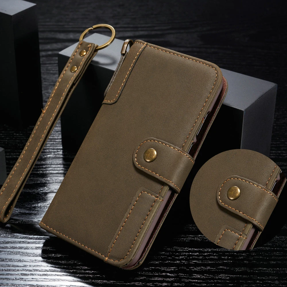 

Magnetic Flip Wallet Case For Huawei Nova 3E Luxury Leather Cover With Lanyard Keychain Card Skin Huavei Nova3e Fundas Bumper