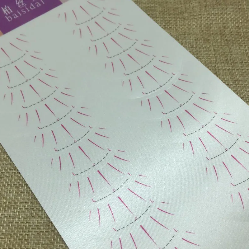 110 шт. накладки для наращивания ресниц шелковые накладные ресницы подушечки под