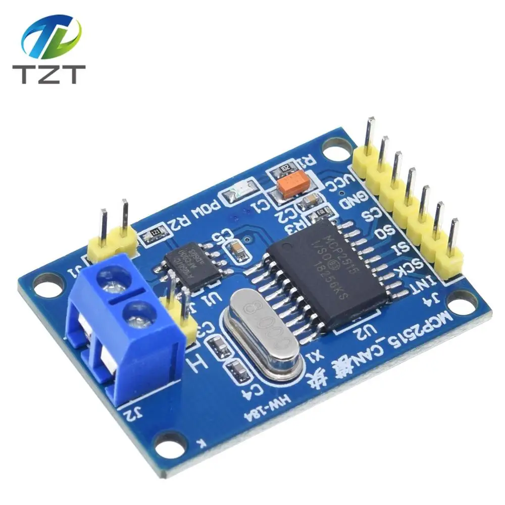 MCP2515 CAN шина Модульная плата TJA1050 приемник SPI для 51 MCU контроллер рычага Новинка|spi