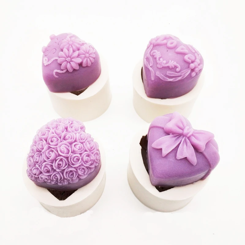 

3D Flower Rose Fudge Cake Mold Silicone DIY Fondant Soap Jelly Mousse Chocolate Decoration Baking Tool Mold Reusable Material