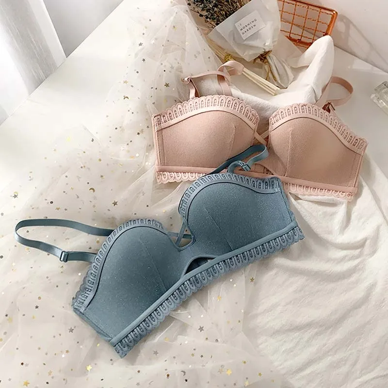 Комплект женского кружевного нижнего белья Roseheart бюстгальтер без косточек с