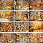 Осенний пейзаж 5D DIY алмазная живопись изображение полного бриллианта вышивка подарок мозаика Стразы Картина Набор для вышивки крестиком