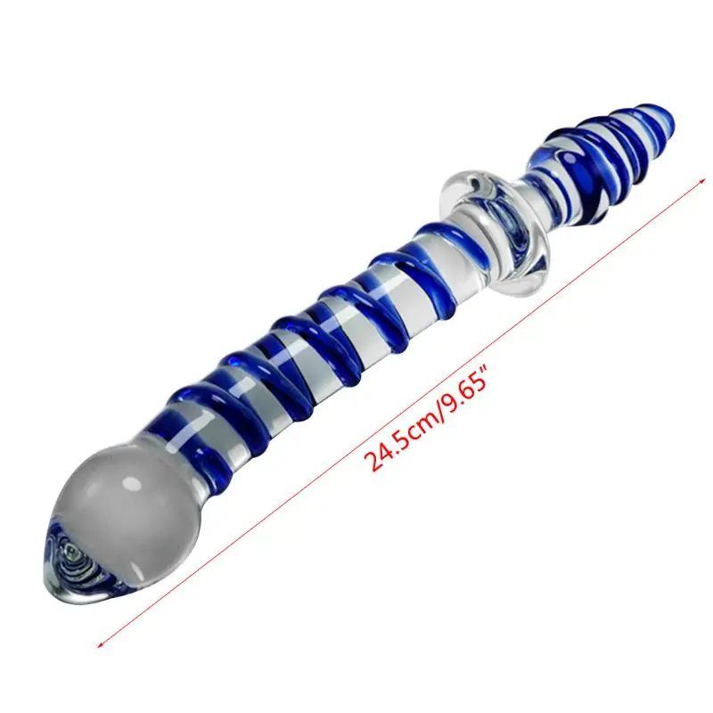 Стеклянная Анальная пробка термостойкий стеклянный фаллоимитатор мастурбатор