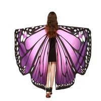 rainbow women butterfly wings shawl fairy ladies dance tapestry costume accessories adult monarch butterfly cape costume