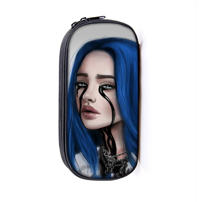 19 Певица Билли эйлиш рюкзак пенал для женщин Billie elish сумка для студентов колледжа школьная сумка для подростков девочек мальчиков рюкзак - Цвет: 19