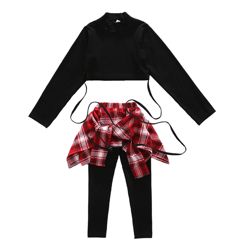 Спортивный костюм для девочек на весну и осень повседневный с футболкой Детский