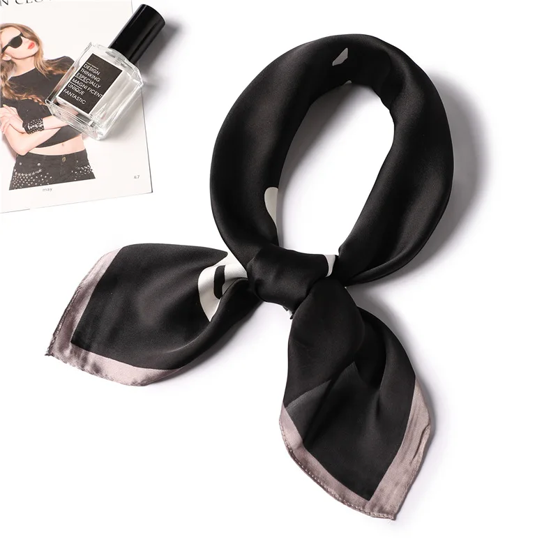 Горячая Распродажа женский квадратный шелковый шарф с принтом suqare стильная