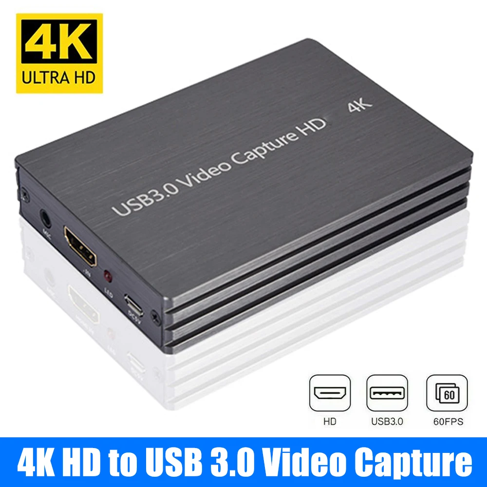 

NK-S300 4K HD to USB 3.0 Video Capture Dongle USB3.0 1080P 60fps Full HD Video Recorder for Gaming Live Streaming with No Delay