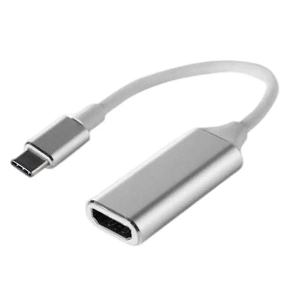 

Адаптер USB Type C-HDMI-совместимый адаптер USB 3,1 стандарта HDMI-совместимый видеоадаптер конвертер для MacBook Air для Samsung