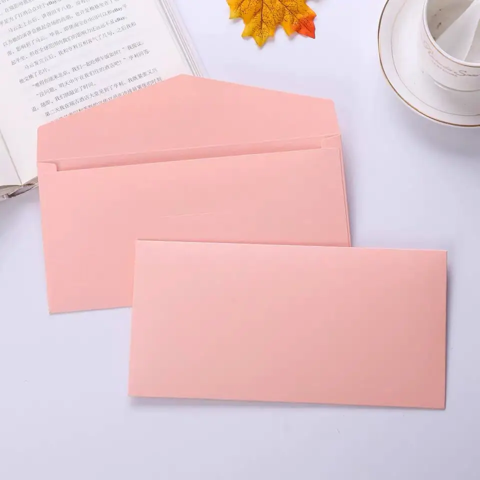 Конверт жемчуг Бумага класса люкс с буквенным принтом стационарный 9 Цвета мини