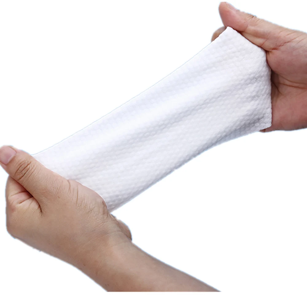 Одноразовое полотенце для лица нетканые салфетки снятия макияжа хлопковые