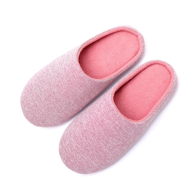

Slippers Women Indoor House Plush Soft Cute Cotton Slippers Shoes Non-slip Floor Home Slippers Bedroom Autumn Solid Color