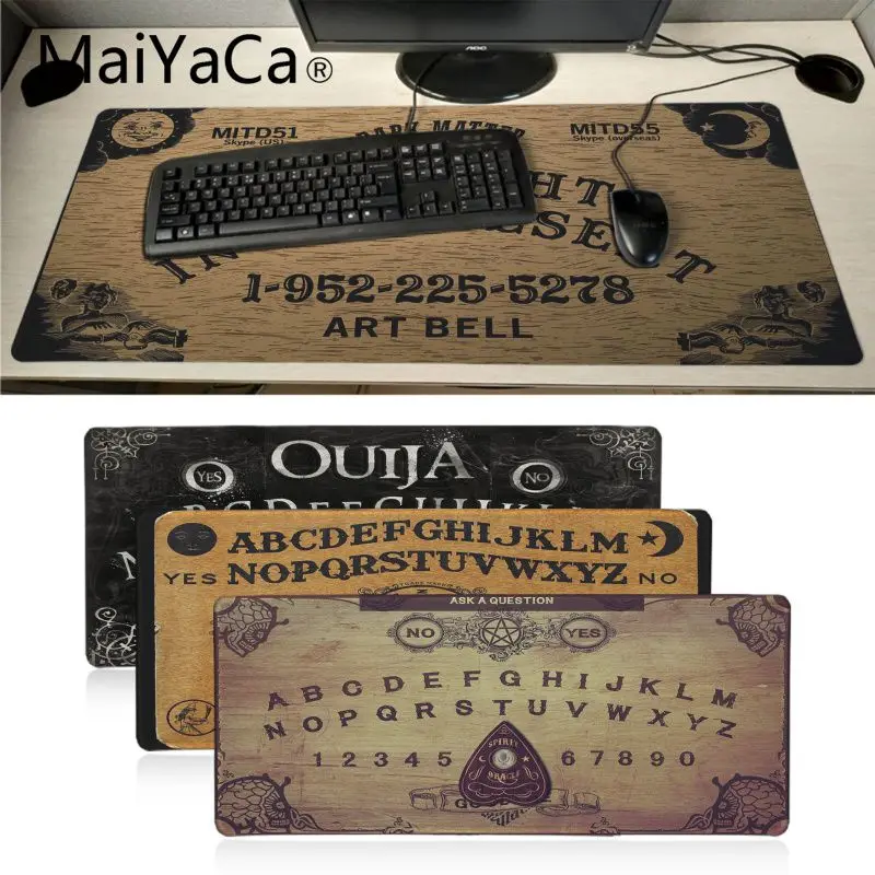 MaiYaCa Новый ouija доска резиновая мышь прочный Настольный коврик для мыши анти