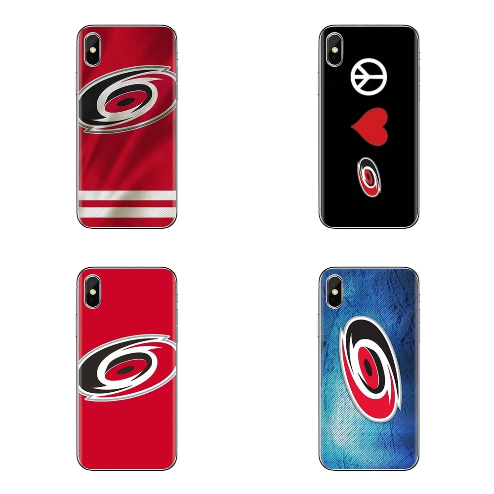 Carolina Hurricanes логотип США спортивный силиконовый чехол для samsung Galaxy S3 S4 S5 Mini S6 S7 Edge S8 S9