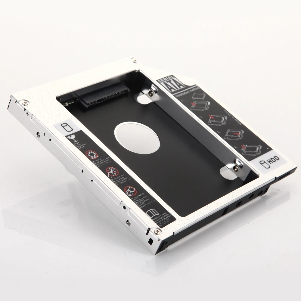 SATA 2nd второй жесткий диск SSD для оптического устройства Caddy рамки адаптер ноутбука