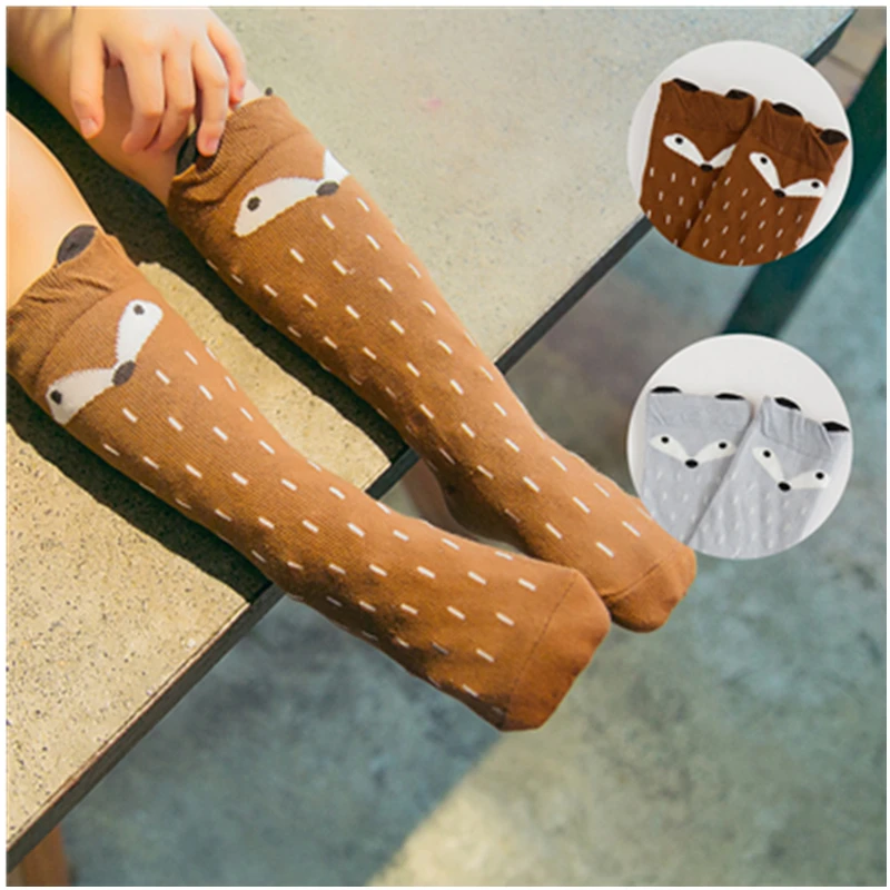 Лидер продаж модные дизайнерские кавайные носки с мультяшными лисами брендовые