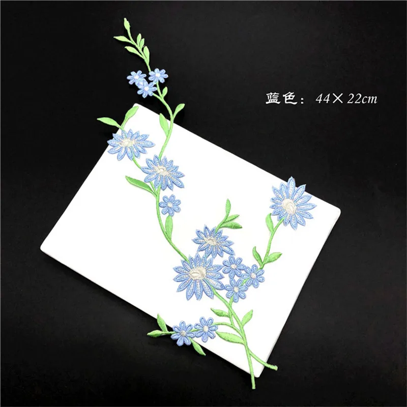 1 шт. тканевые наклейки с цветочной вышивкой аксессуары клейкая ткань патч утюжок