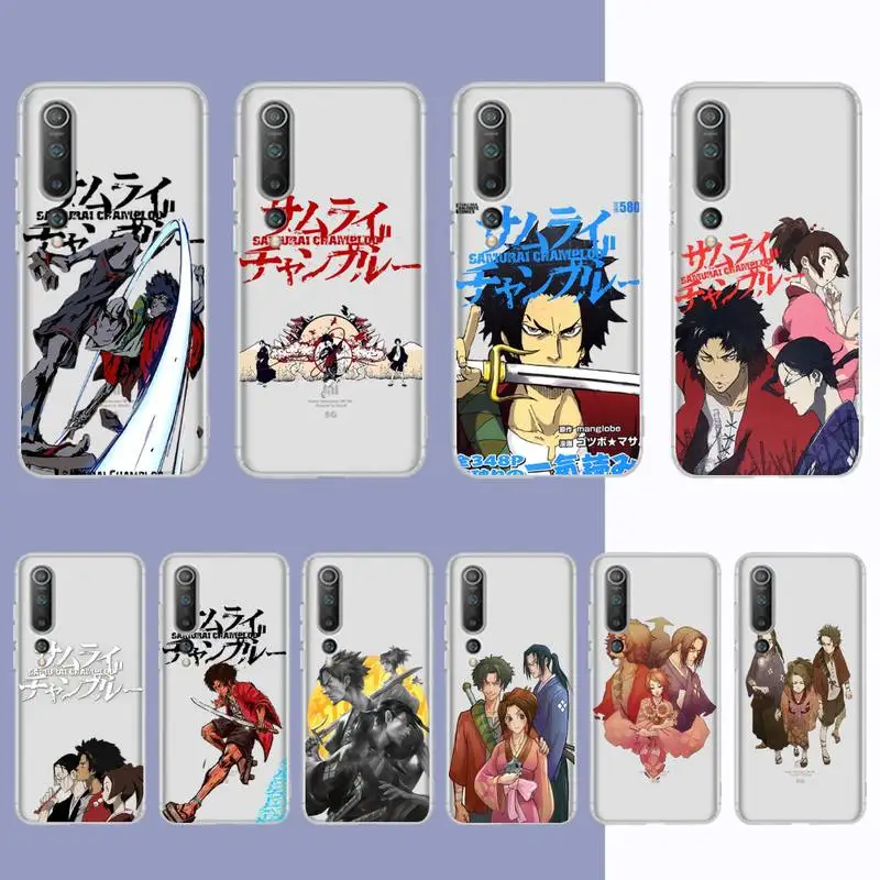 

Anime Samurai Champloo Phone Case For Xiaomi 10t pro 11 Note10lite Redmi 5plus 7A 8 K20pro 9A Note 9 Pro Max s 10