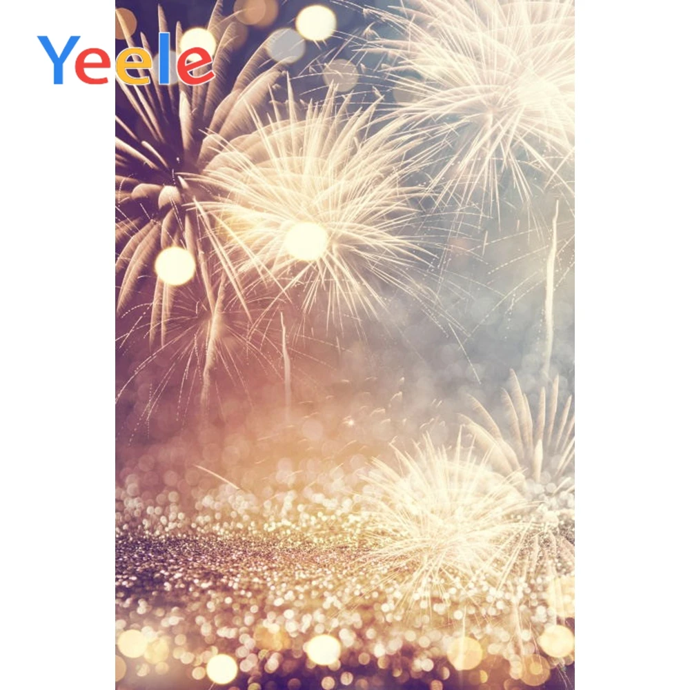 

Yeele Fireworks Light Bokeh New Year Party Baby Kids Portrait Photography Backgrounds Photographic Backdrops For Photo Studio