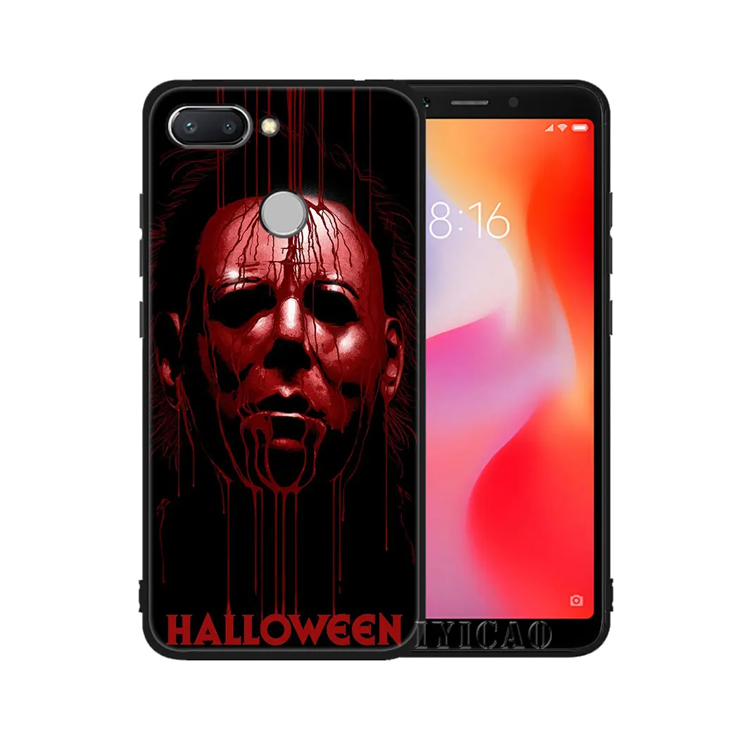 IYICAO Michael Myers Malloween Soft Case for Xiaomi Redmi Note 5 6 7 8 Pro 5A Prime 4 4X Phone |