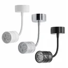 Новый дизайн лампы для чтения светодиодный настенный светильник 1 Вт 3 Вт 5 Вт для прикроватной лампы для учебной книги Черный Серебряный Белый настенный светильник AC85-265V