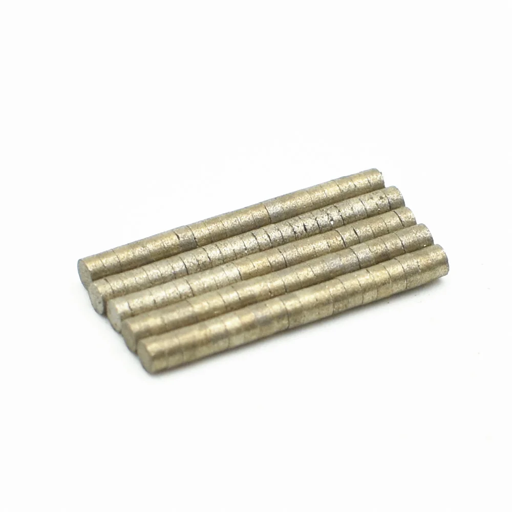 

SmCo Magnet Discs Dia. 2x1mm 2x1.5mm Grade YXG28H 350 Degree Celsius High Temperature Permanent Magnets 200pcs