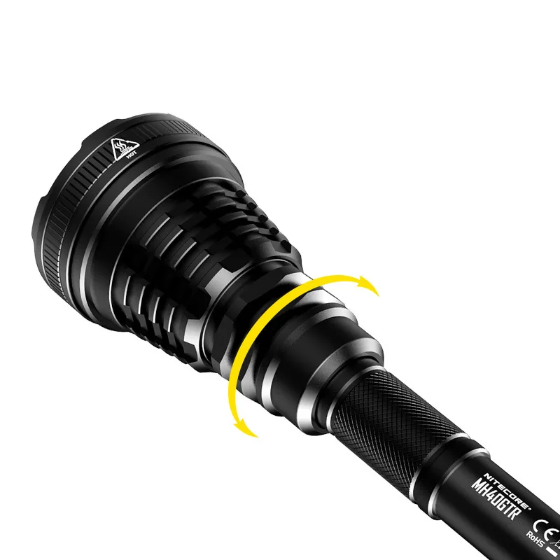 Купить Светодиодный тактический фонарик NITECORE MH40GTR, 18650 лм, с аккумулятором